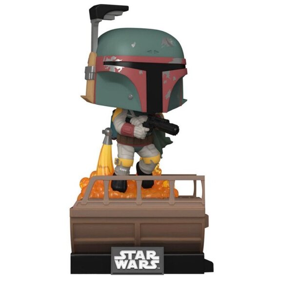 Funko POP! Return of The Jedi Jabba’s Skiff Boba Fett Vinyl Figure Collectible - Picture 8 of 8